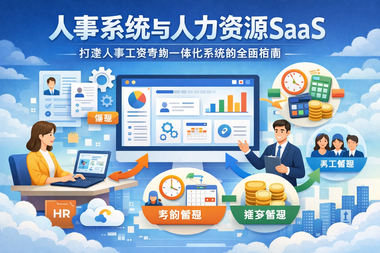 人事系统与人力资源SaaS：打造人事工资考勤一体化系统的全面指南