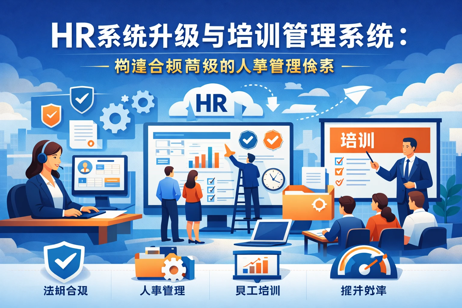 HR系统升级与培训管理系统：构建合规高效的人事管理体系