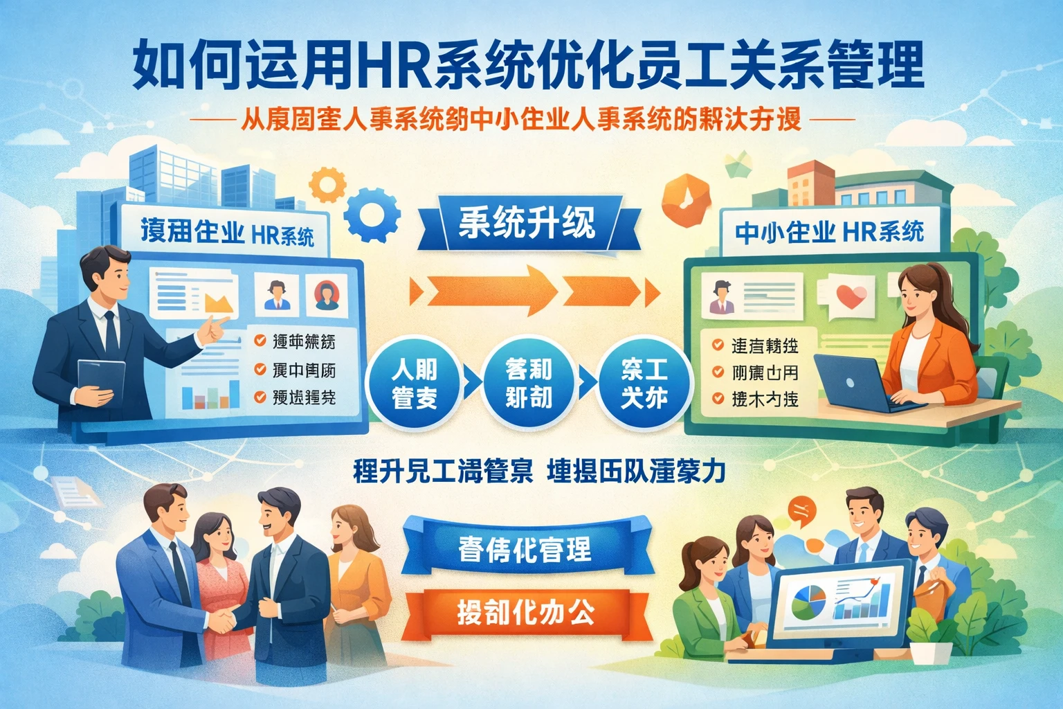 如何运用HR系统优化员工关系管理——从集团型人事系统到中小企业人事系统的解决方案