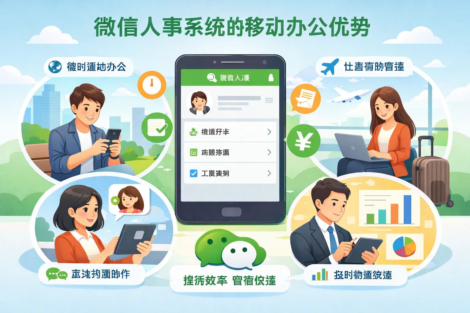 微信人事系统的移动办公优势