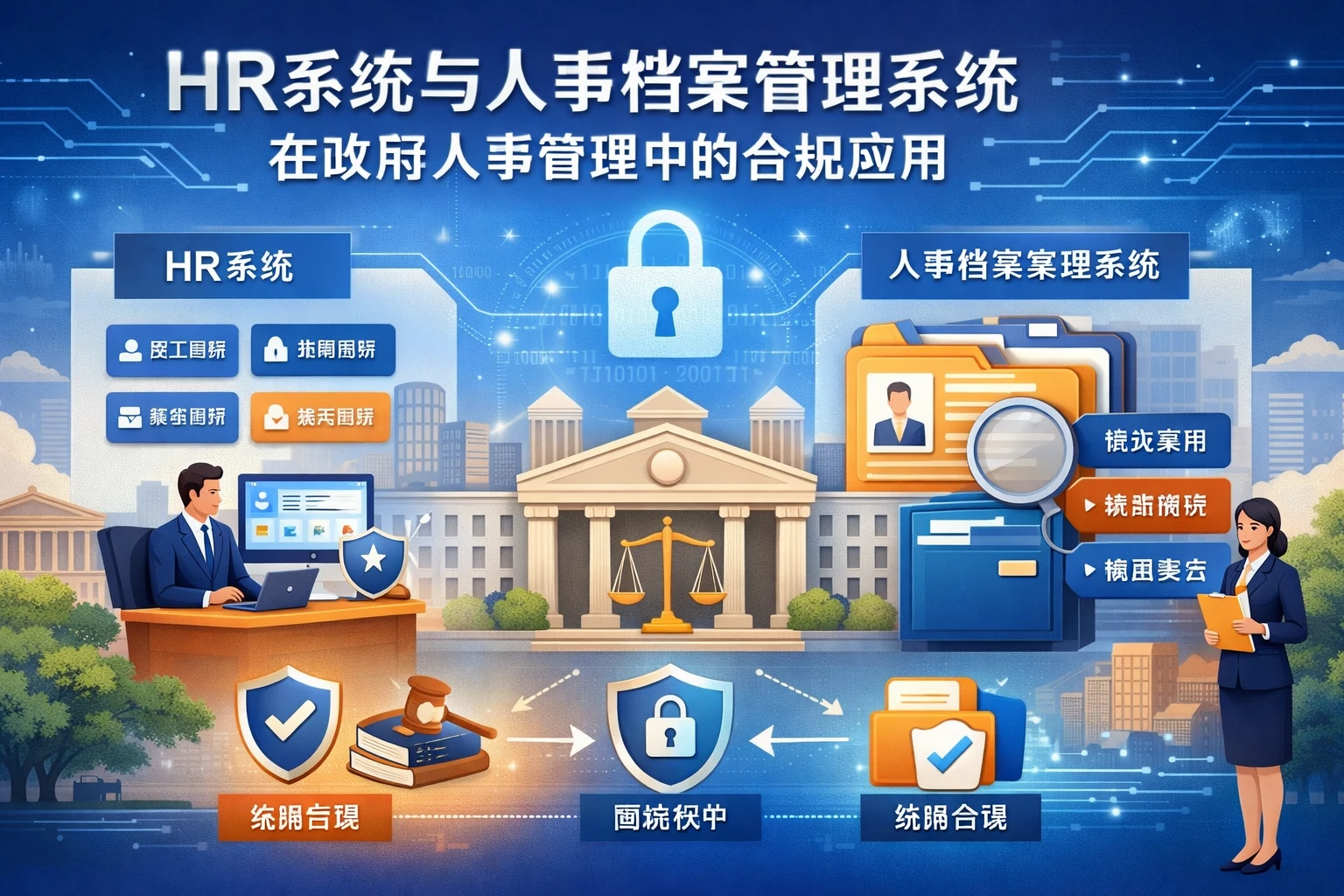HR系统与人事档案管理系统在政府人事管理中的合规应用