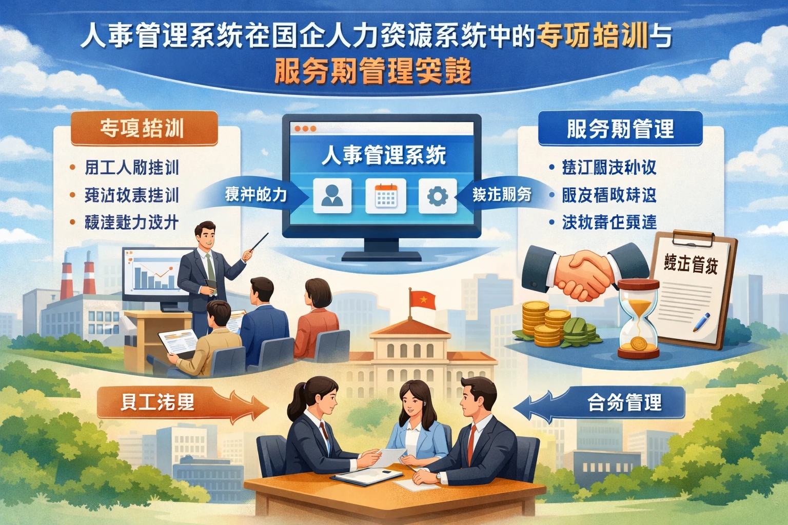 人事管理系统在国企人力资源系统中的专项培训与服务期管理实践