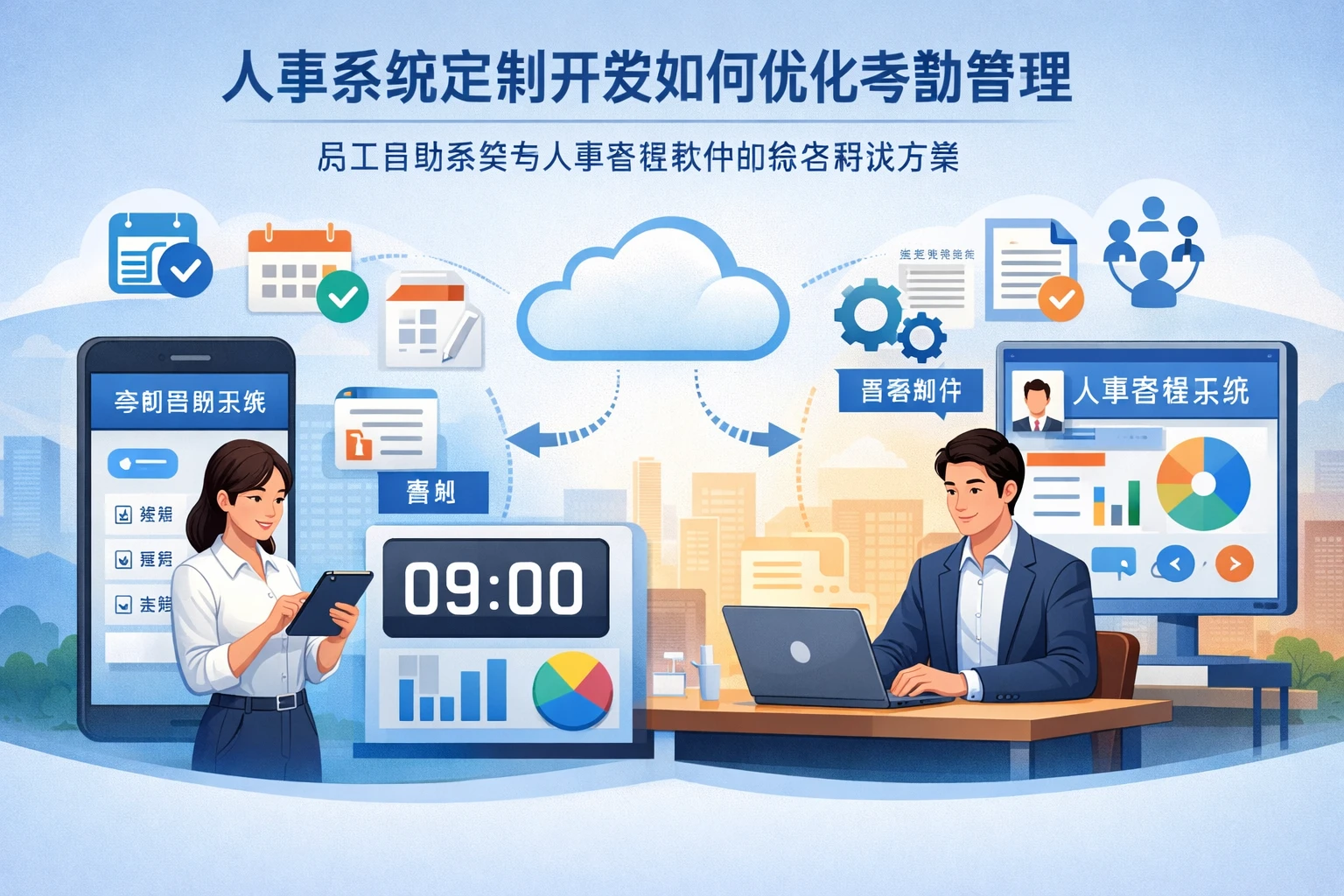 人事系统定制开发如何优化考勤管理：员工自助系统与人事管理软件的综合解决方案