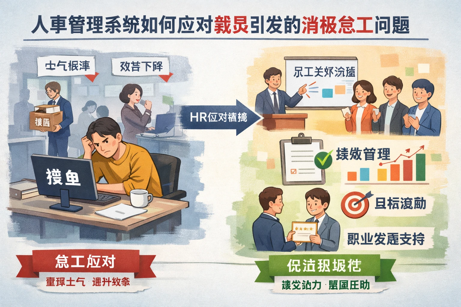 人事管理系统如何应对裁员引发的消极怠工问题