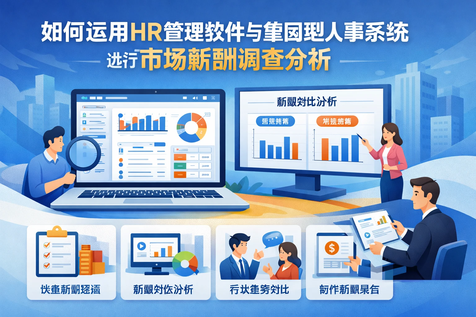 如何运用HR管理软件与集团型人事系统进行市场薪酬调查分析