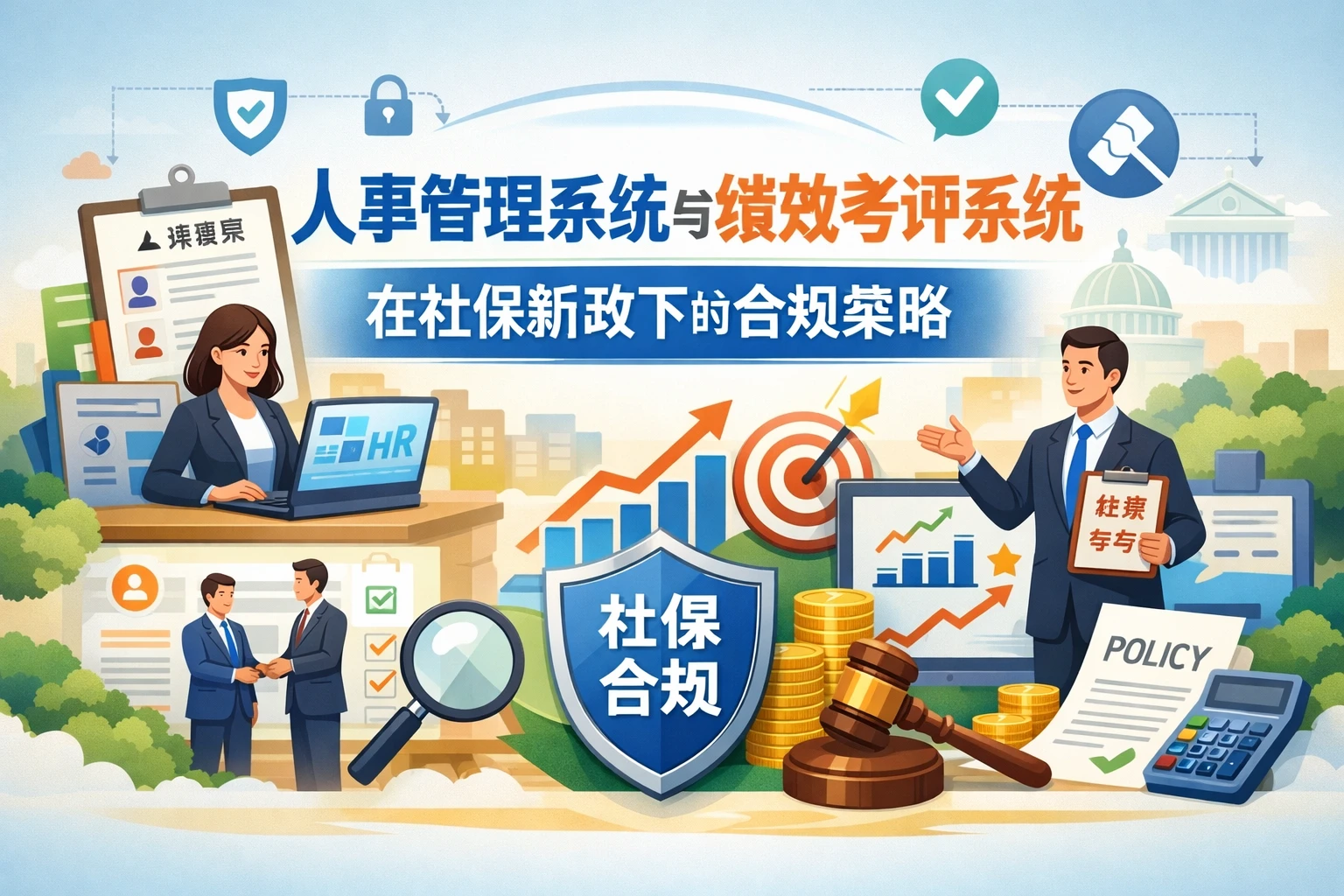 人事管理系统与绩效考评系统在社保新政下的合规策略