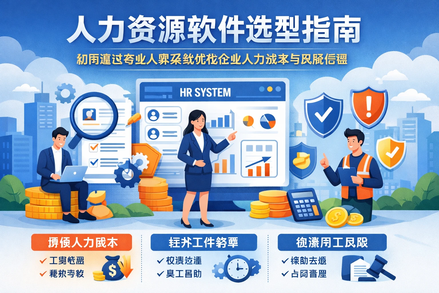 人力资源软件选型指南：如何通过专业人事系统优化企业人力成本与风险管理