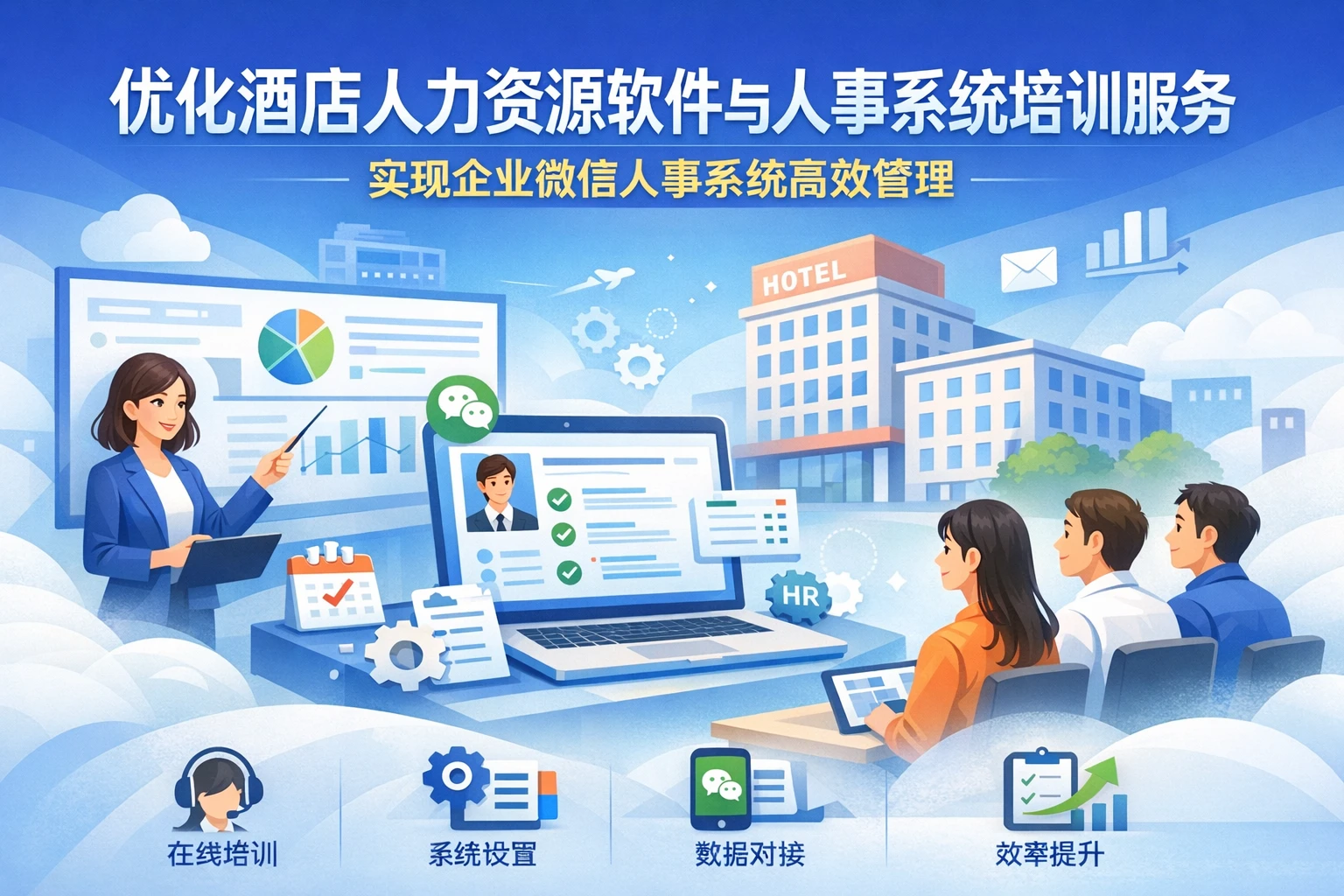 优化酒店人力资源软件与人事系统培训服务，实现企业微信人事系统高效管理