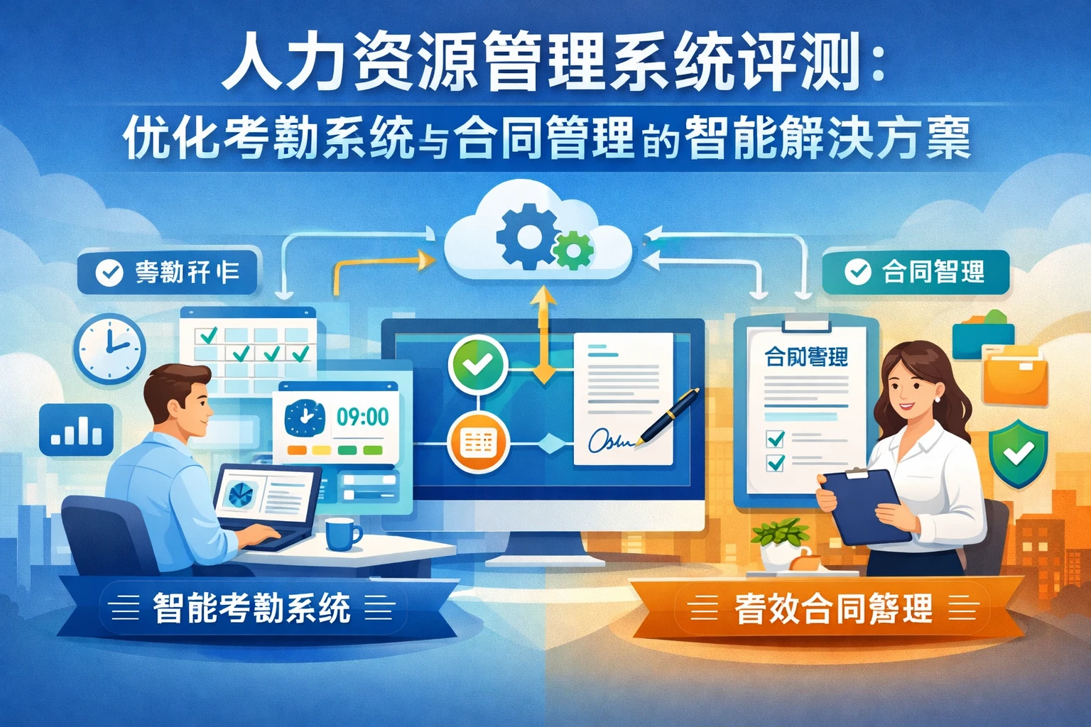 人力资源管理系统评测：优化考勤系统与合同管理的智能解决方案