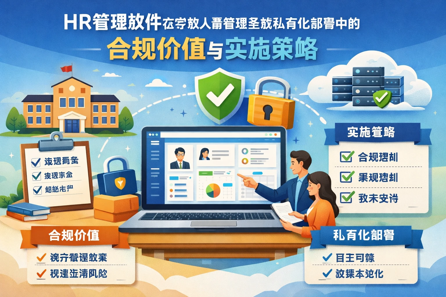 HR管理软件在学校人事管理系统私有化部署中的合规价值与实施策略