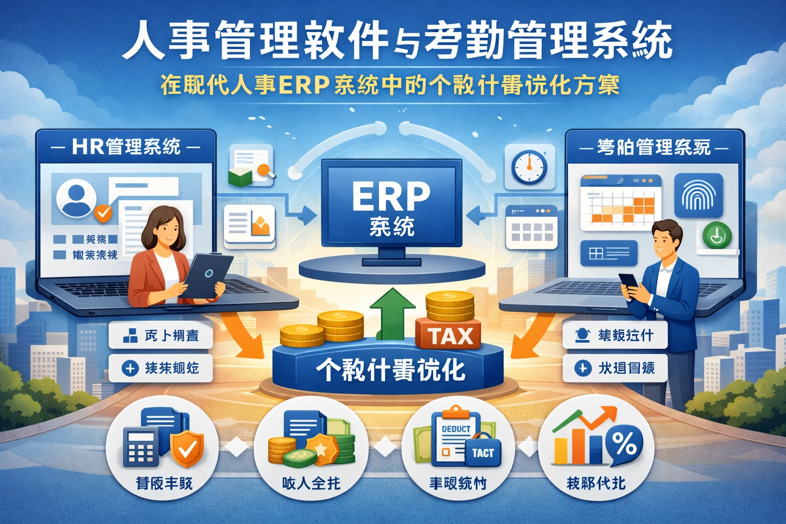 人事管理软件与考勤管理系统在现代人事ERP系统中的个税计算优化方案