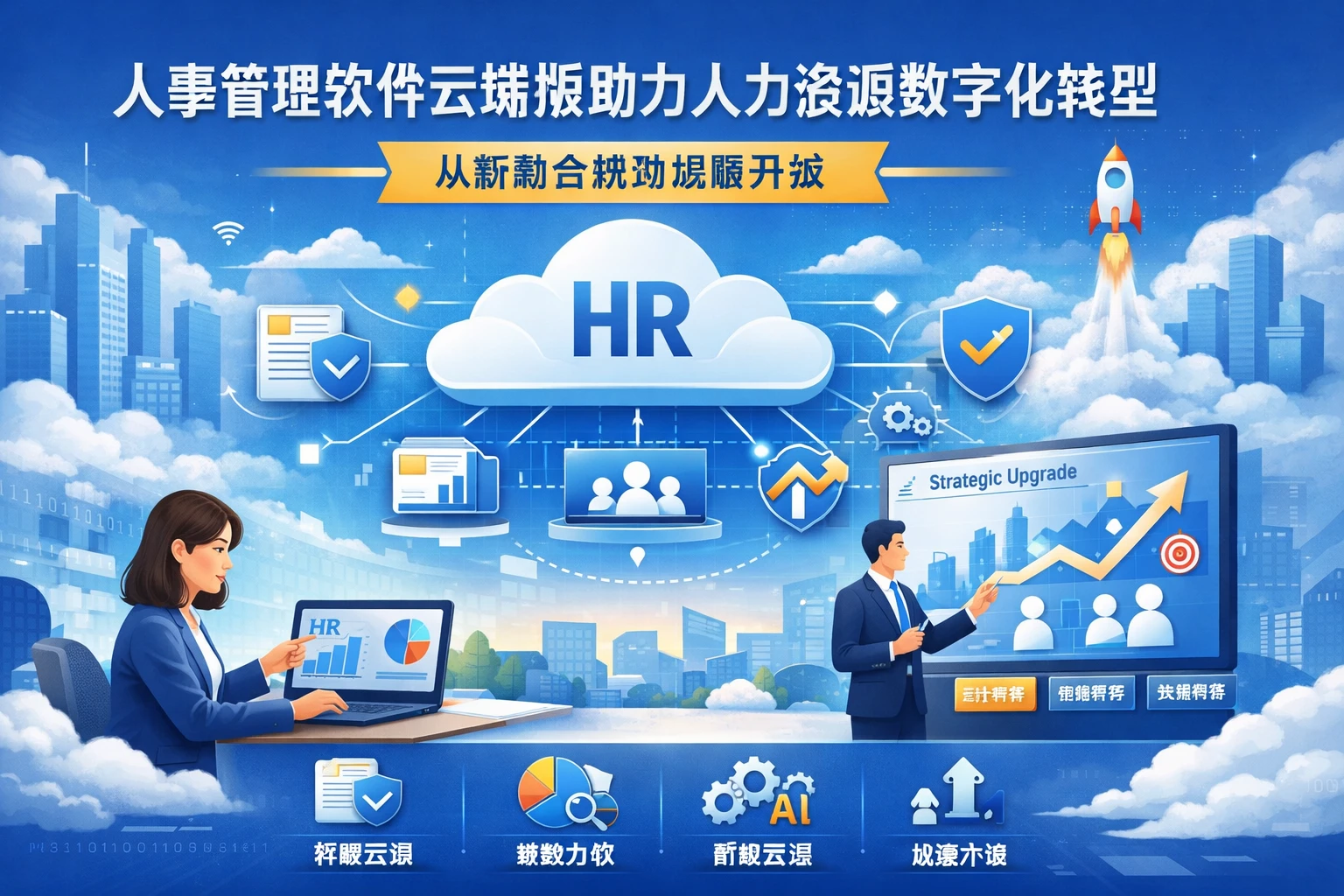 人事管理软件云端版助力人力资源数字化转型:从薪酬合规到战略升级