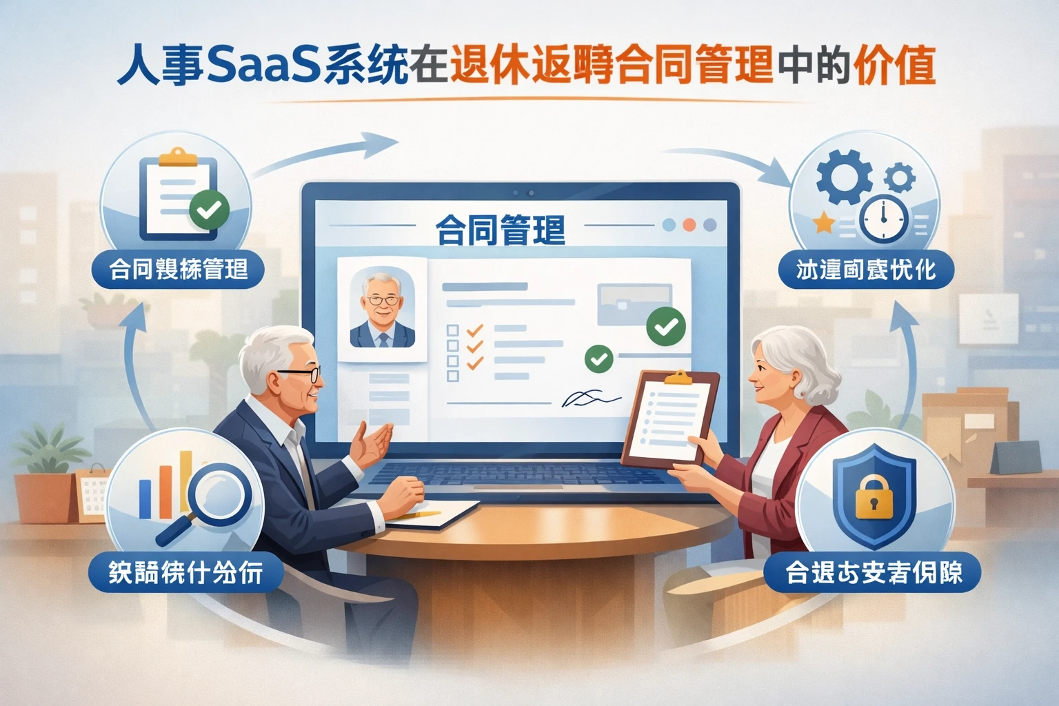 人事SaaS系统在退休返聘合同管理中的价值