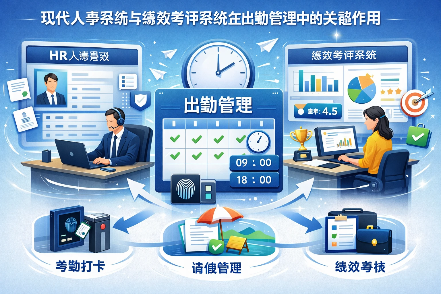 现代人事系统与绩效考评系统在出勤管理中的关键作用