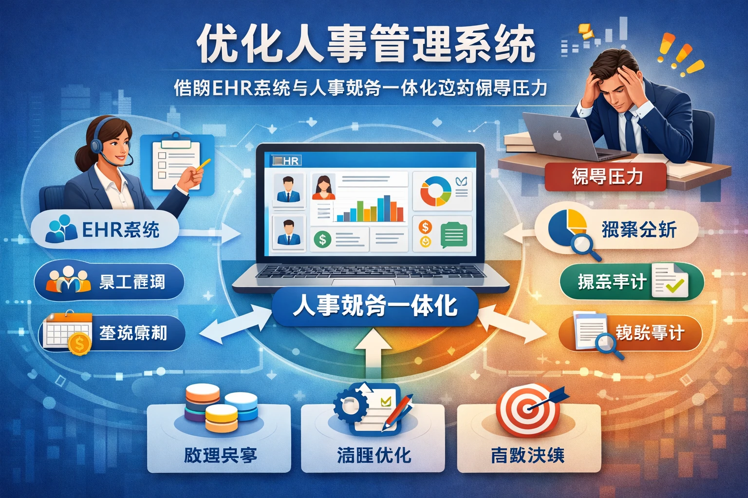 优化人事管理系统:借助EHR系统与人事财务一体化应对领导压力