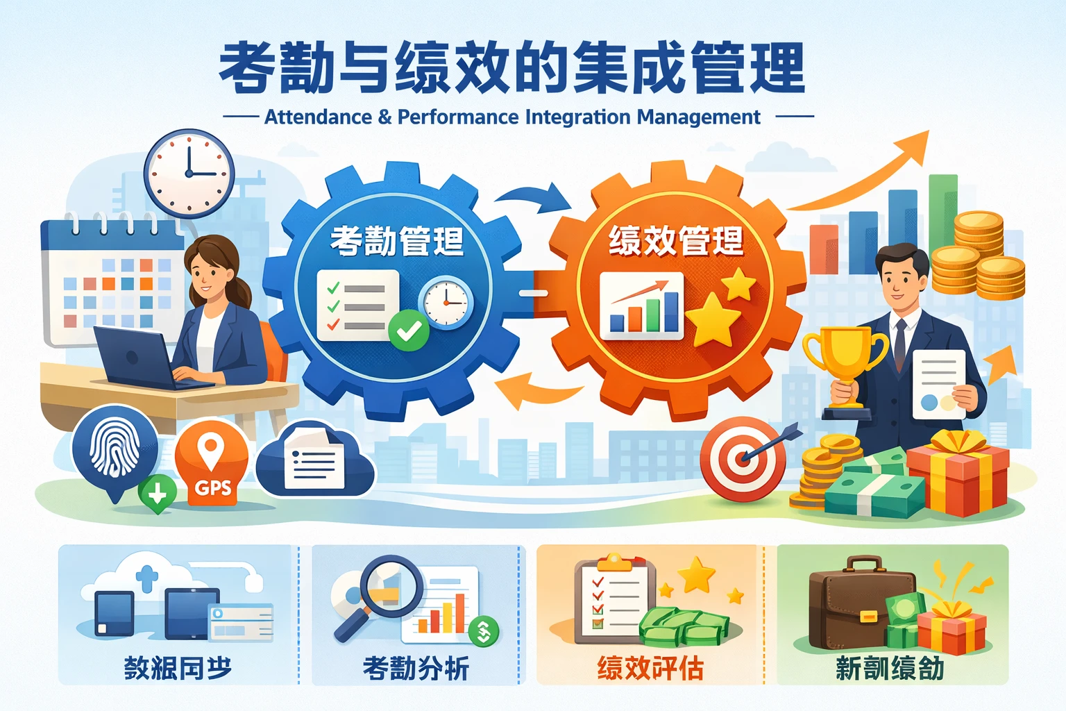 考勤与绩效的集成管理