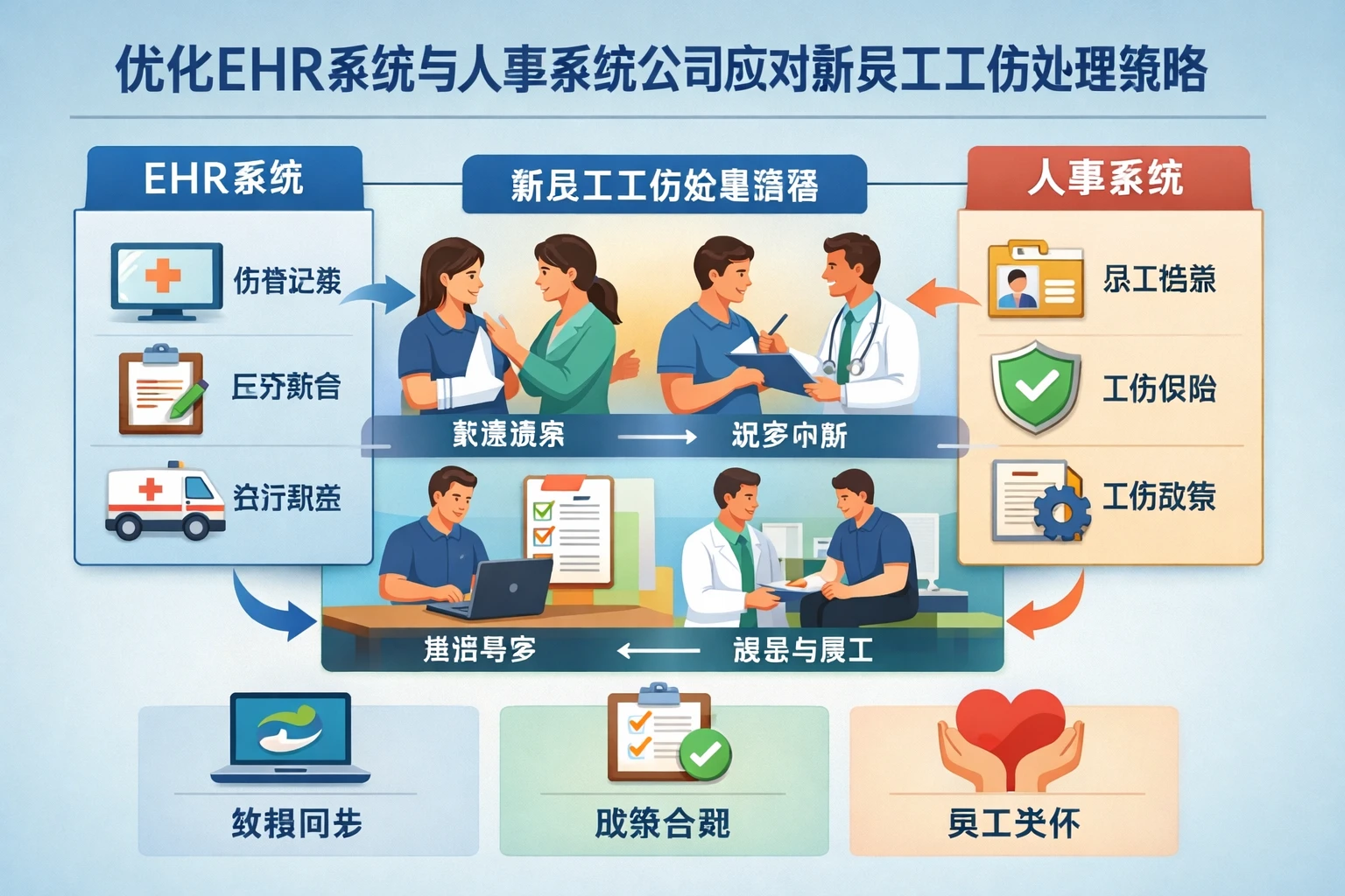 优化EHR系统与人事系统公司应对新员工工伤处理策略