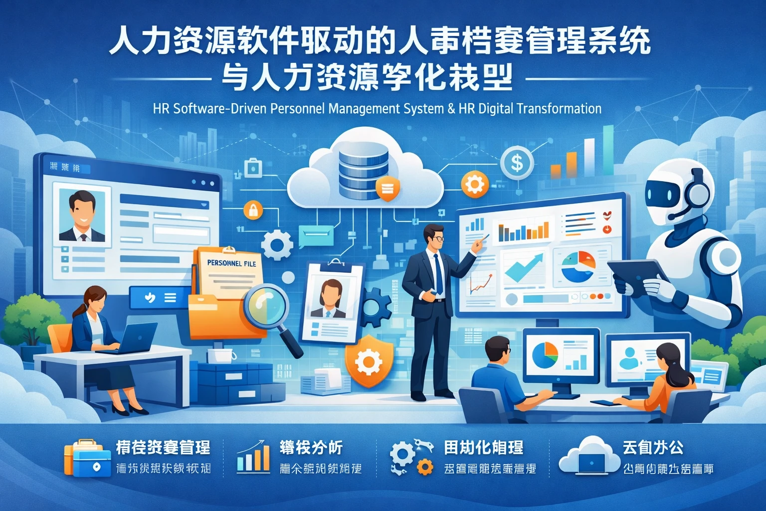 人力资源软件驱动的人事档案管理系统与人力资源数字化转型