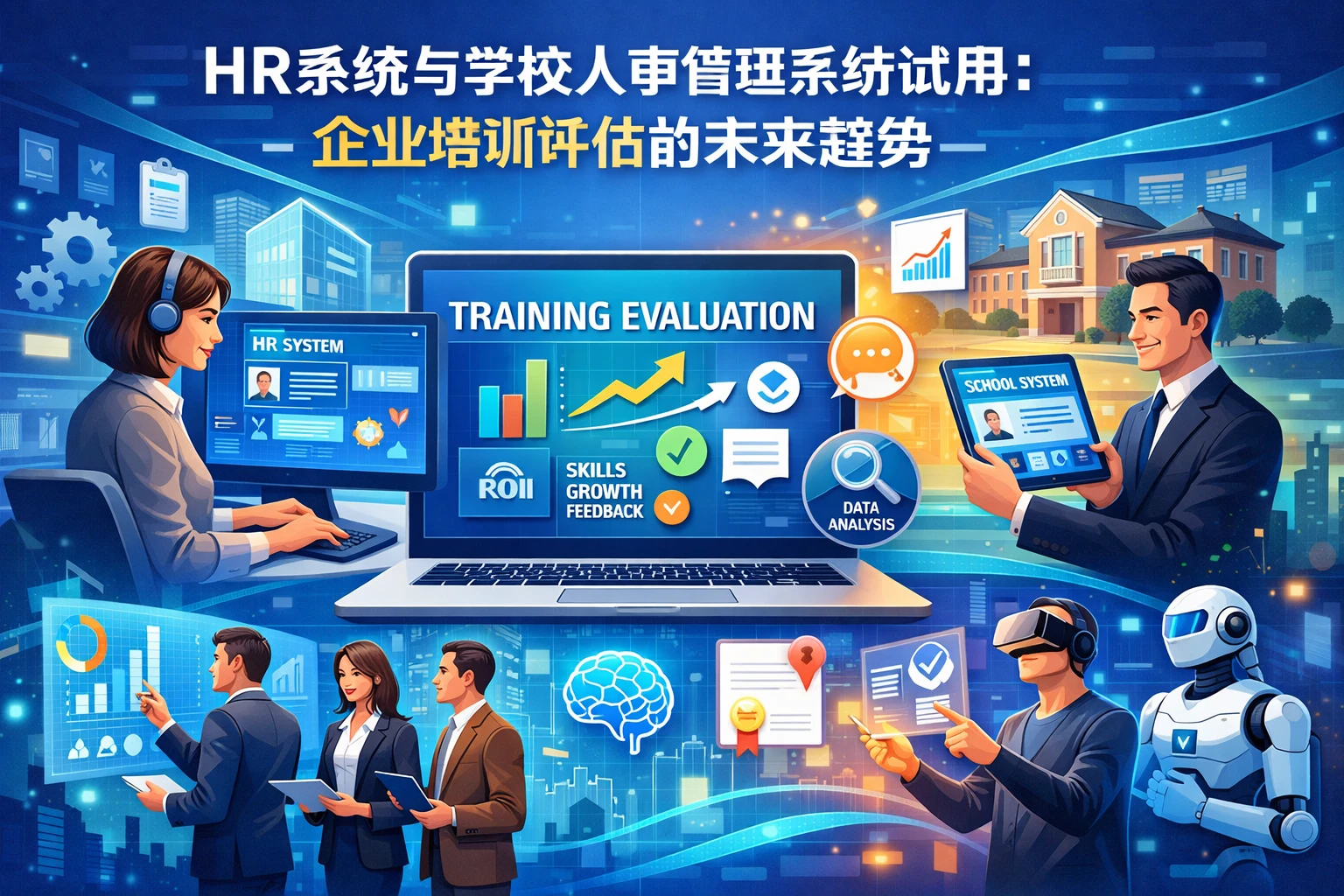 HR系统与学校人事管理系统试用:企业培训评估的未来趋势