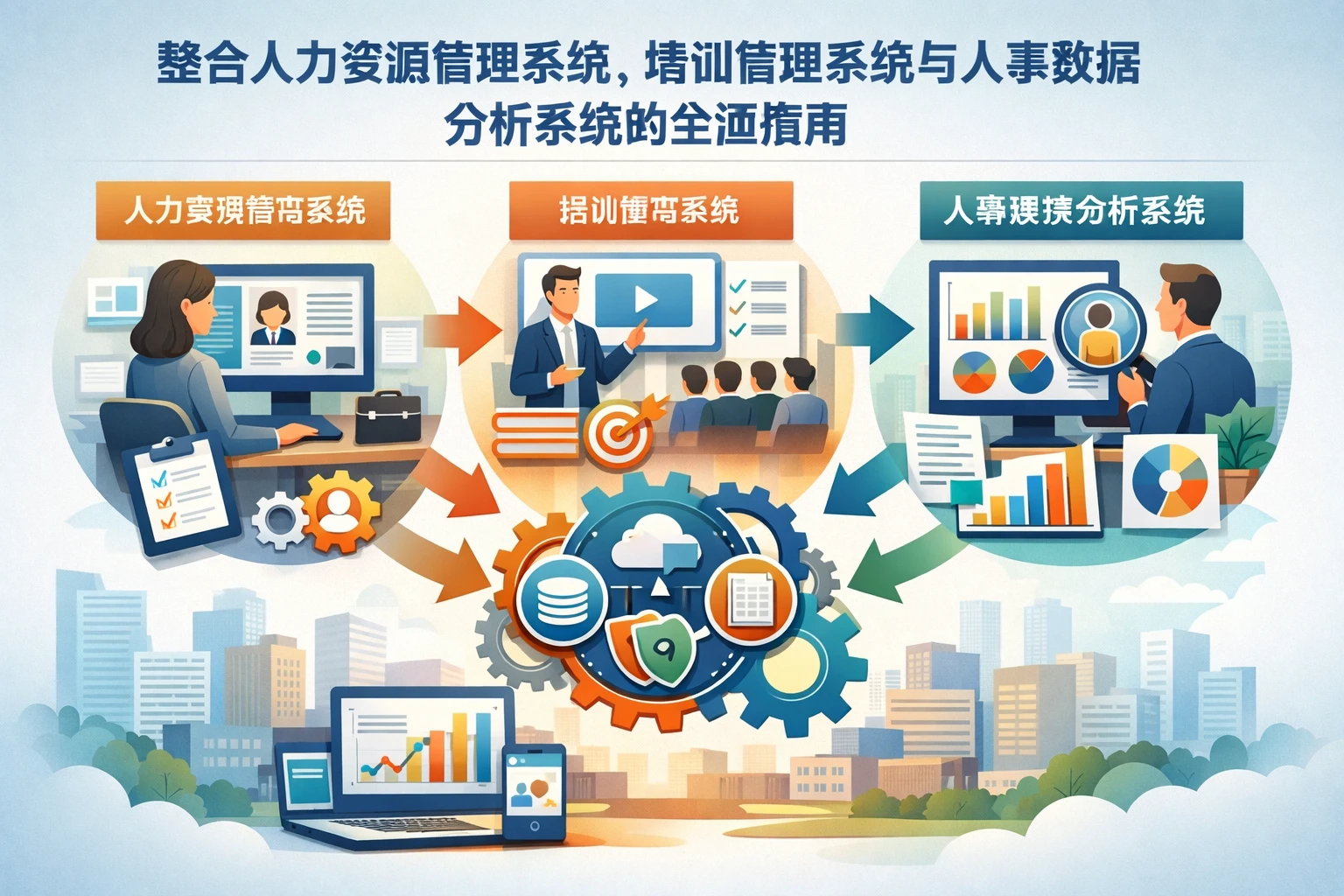 整合人力资源管理系统、培训管理系统与人事数据分析系统的全面指南