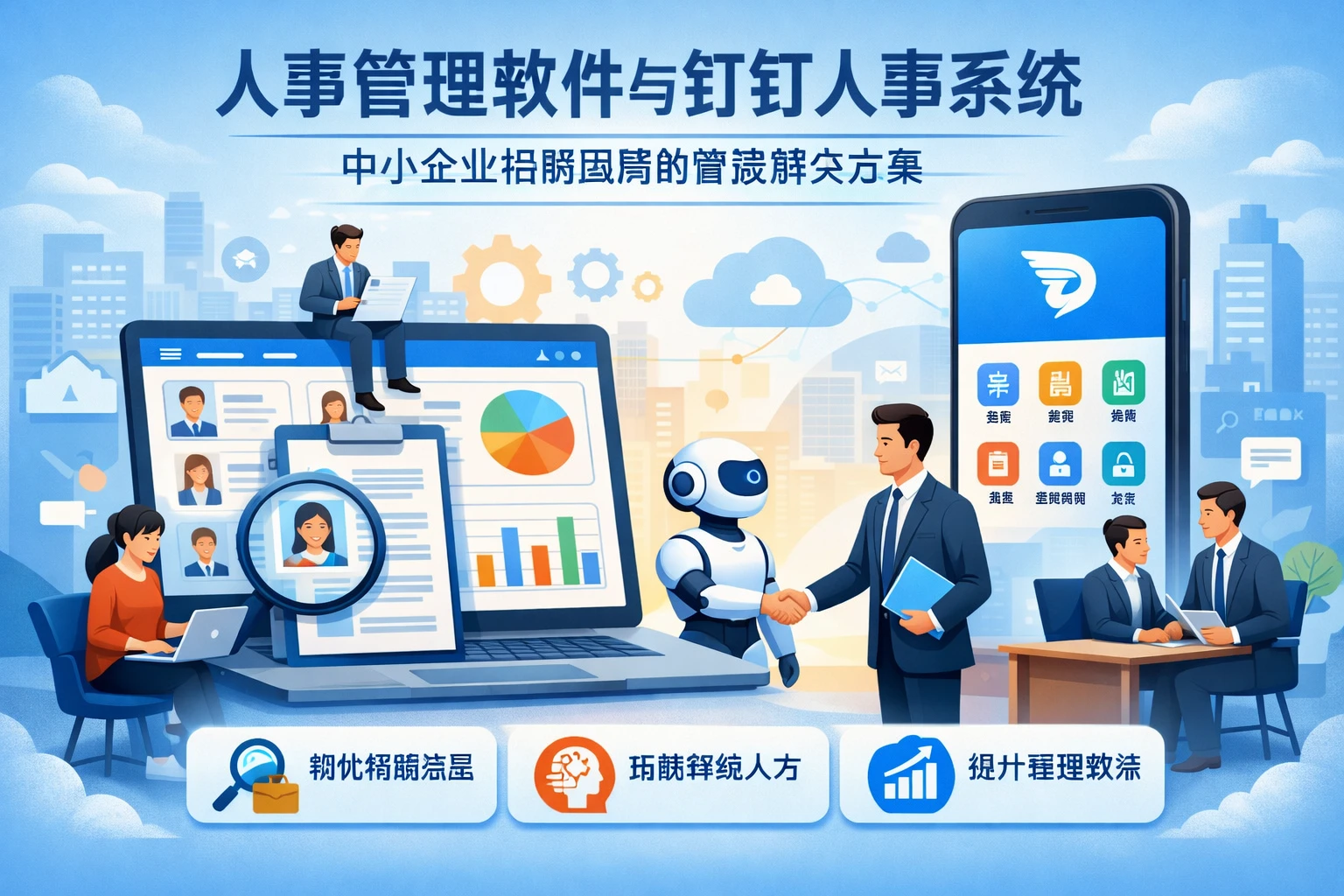人事管理软件与钉钉人事系统:中小企业招聘困境的智能解决方案