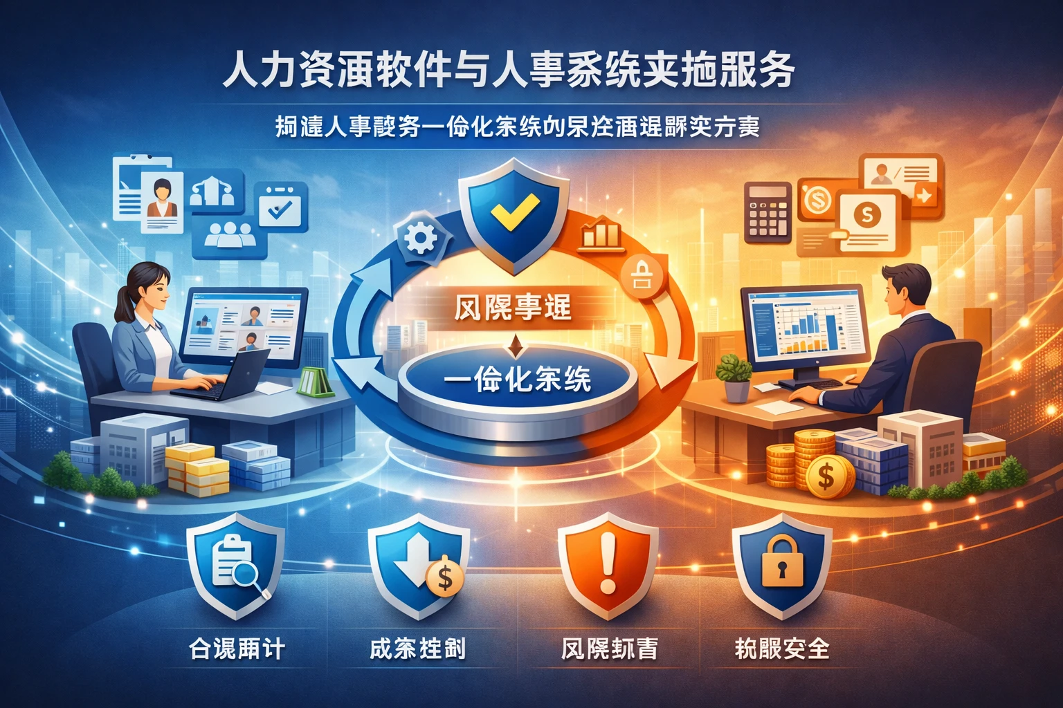 人力资源软件与人事系统实施服务：构建人事财务一体化系统的风险管理解决方案