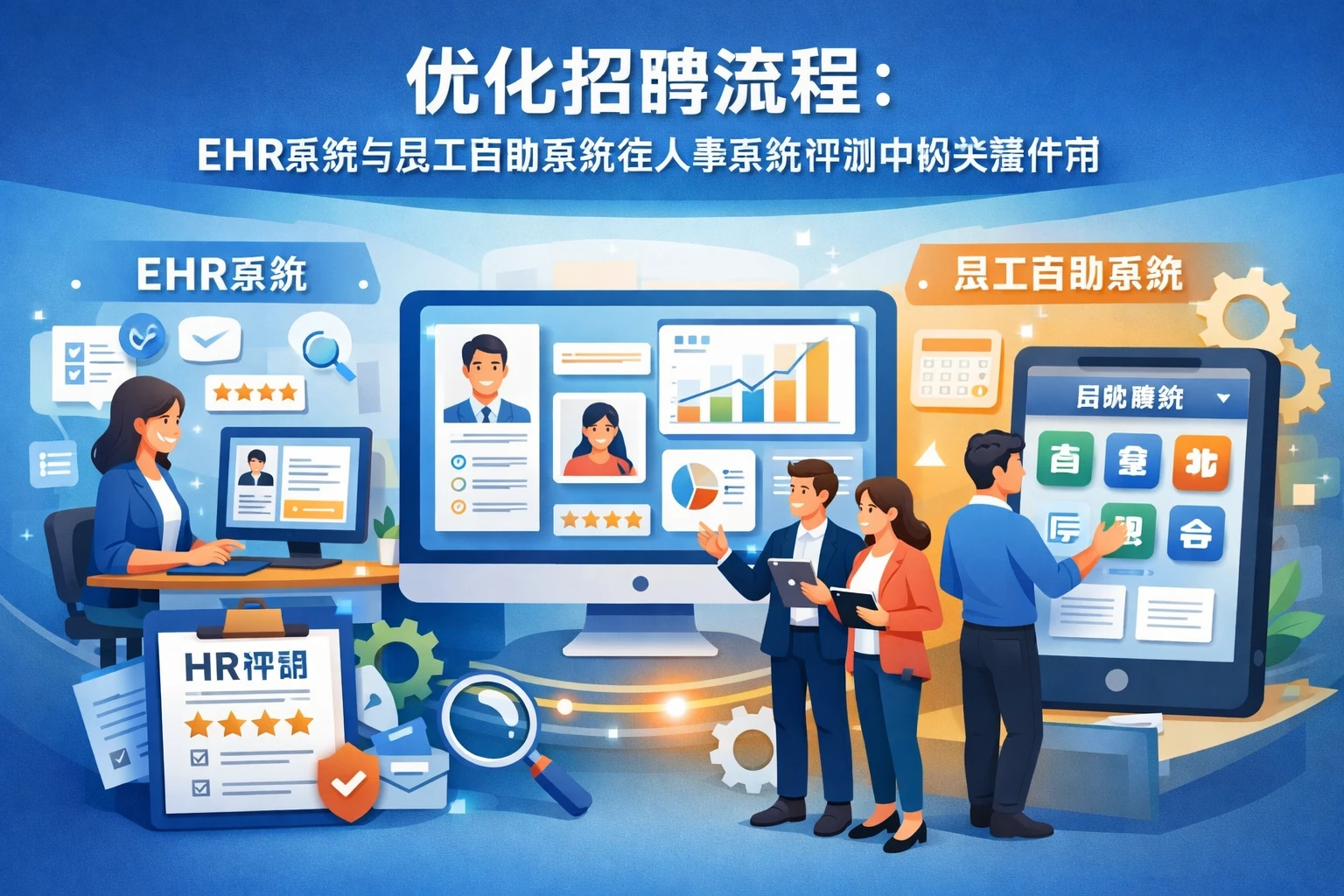 优化招聘流程：EHR系统与员工自助系统在人事系统评测中的关键作用