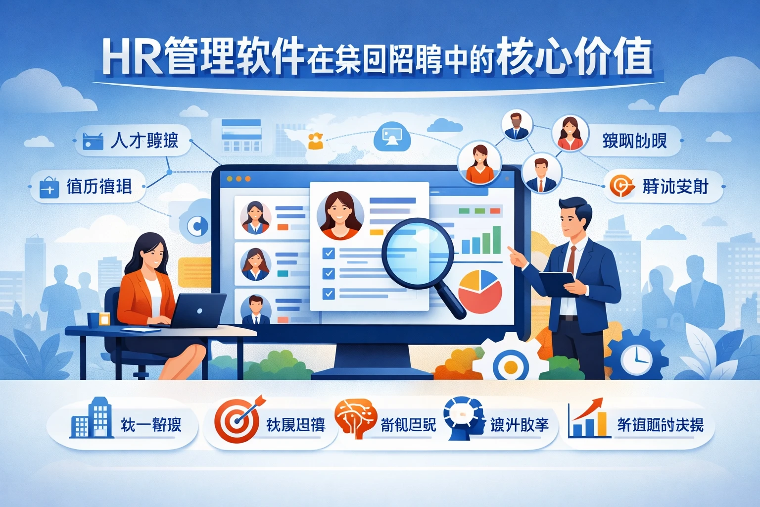 HR管理软件在集团招聘中的核心价值