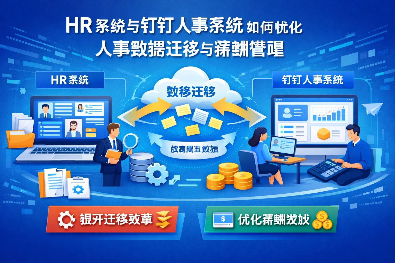 HR系统与钉钉人事系统如何优化人事数据迁移与薪酬管理