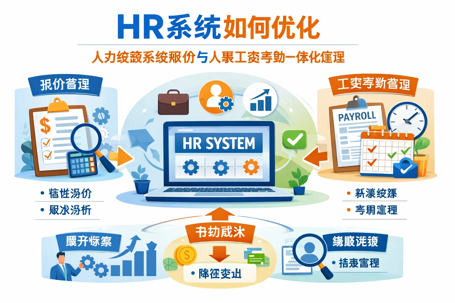 HR系统如何优化人力资源系统报价与人事工资考勤一体化管理