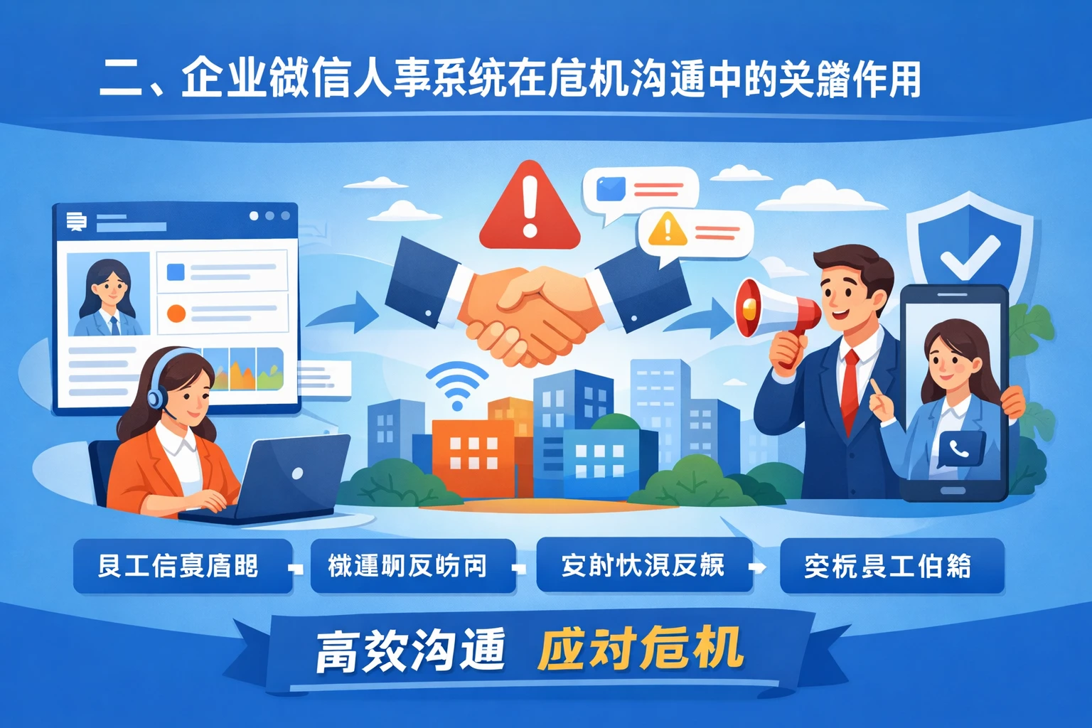 二、企业微信人事系统在危机沟通中的关键作用