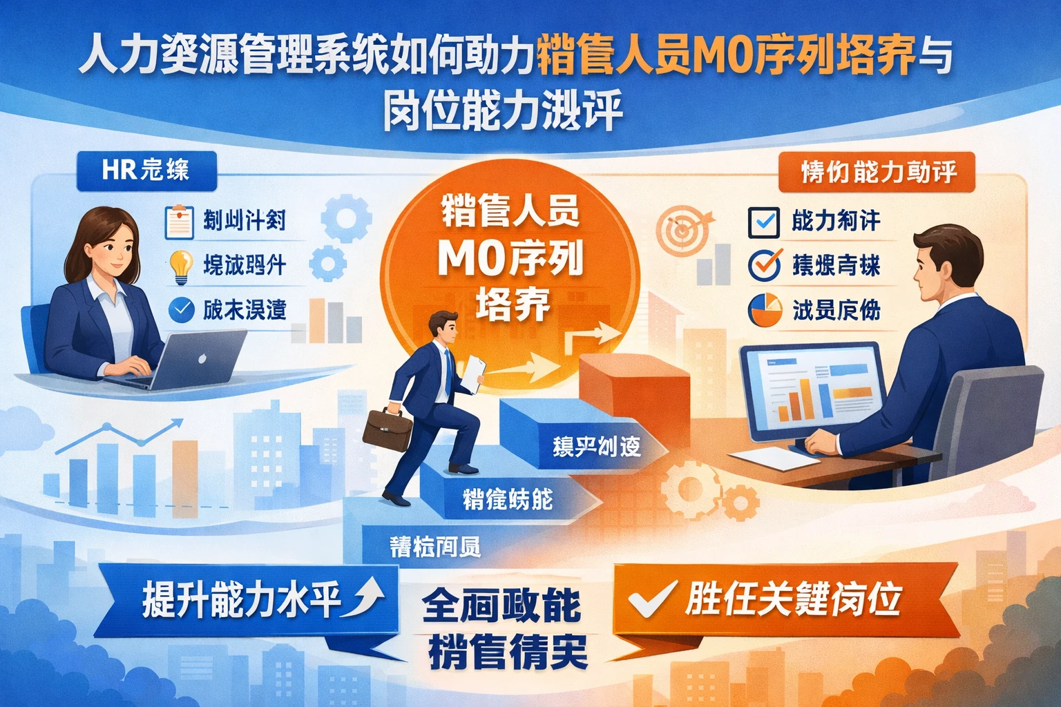 人力资源管理系统如何助力销售人员M0序列培养与岗位能力测评