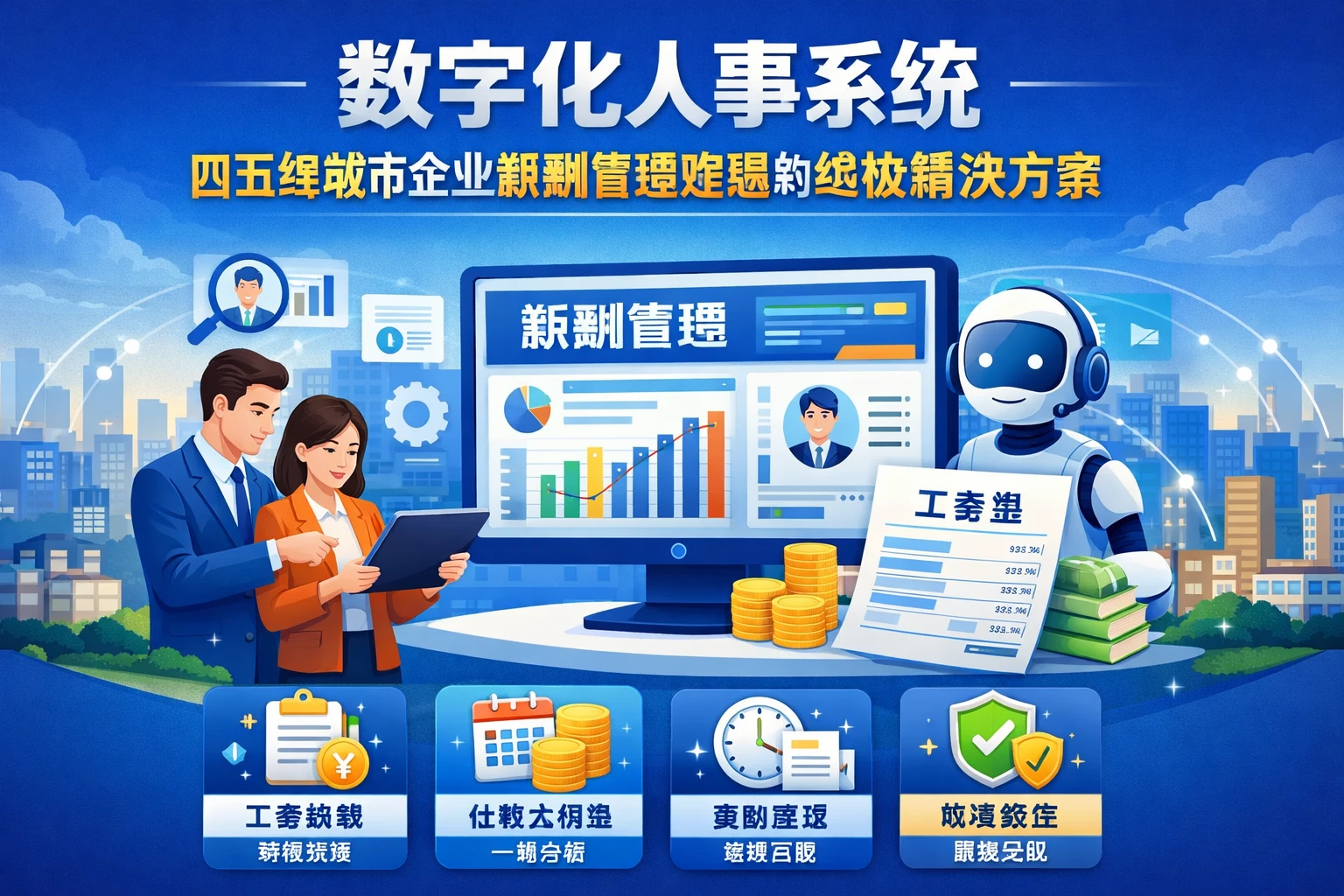 数字化人事系统：四五线城市企业薪酬管理难题的终极解决方案