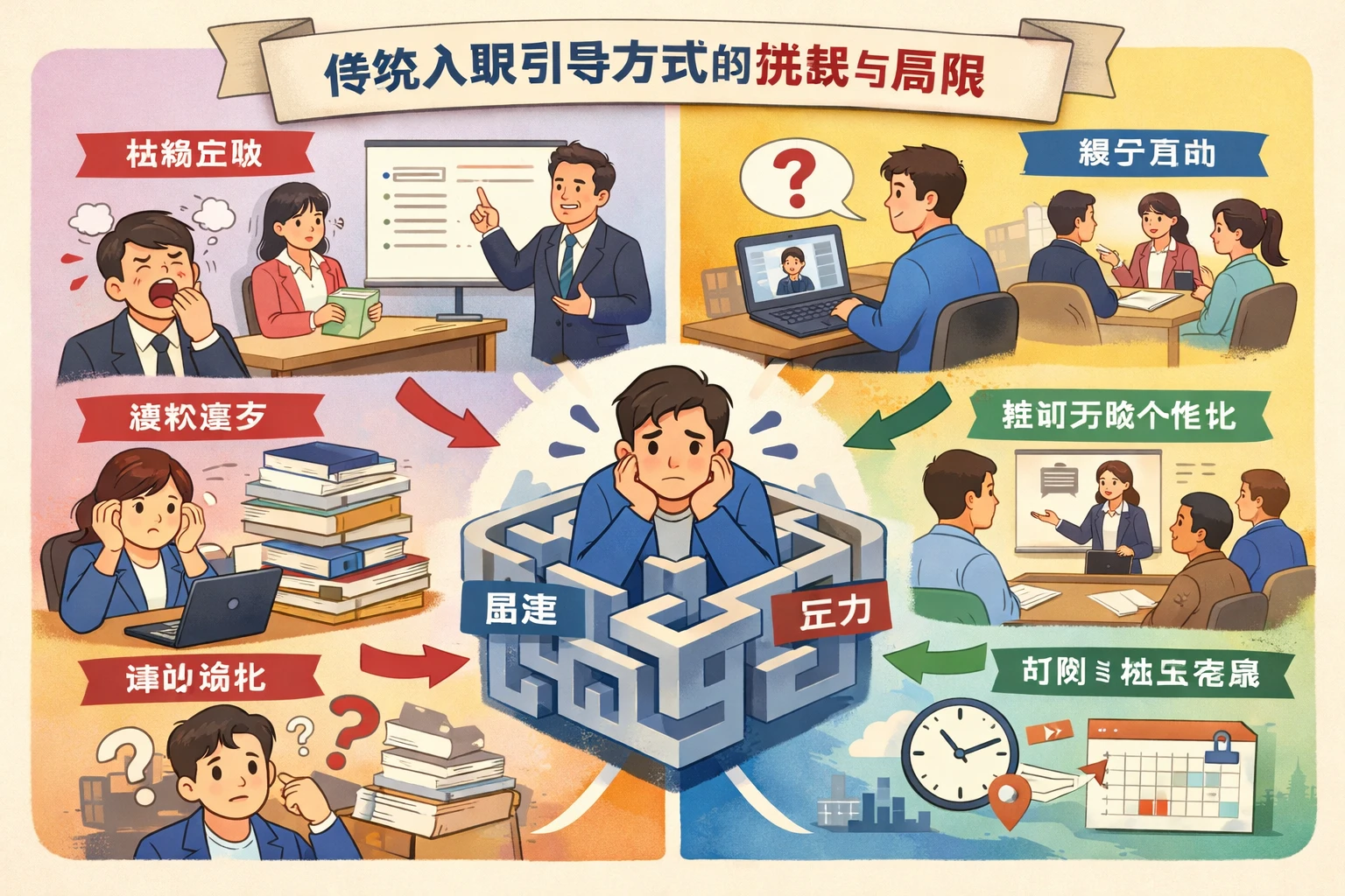 传统入职引导方式的挑战与局限