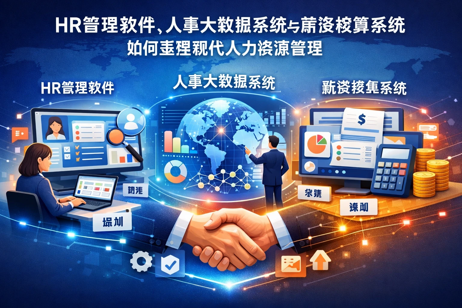 HR管理软件、人事大数据系统与薪资核算系统如何重塑现代人力资源管理