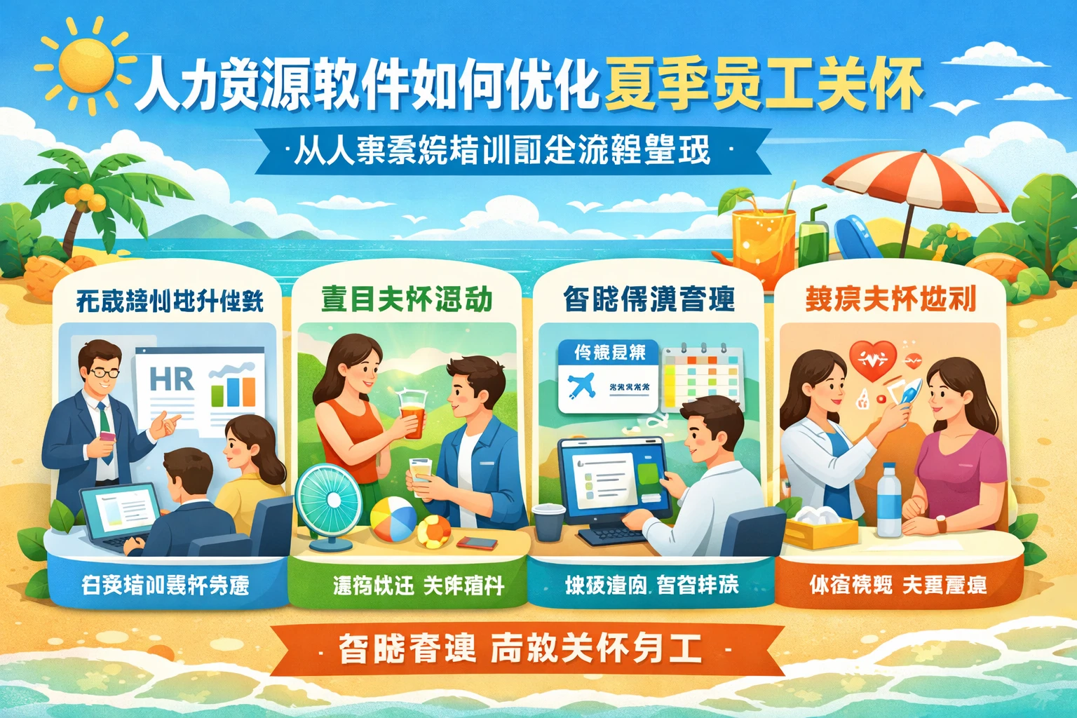 人力资源软件如何优化夏季员工关怀:从人事系统培训到全流程管理