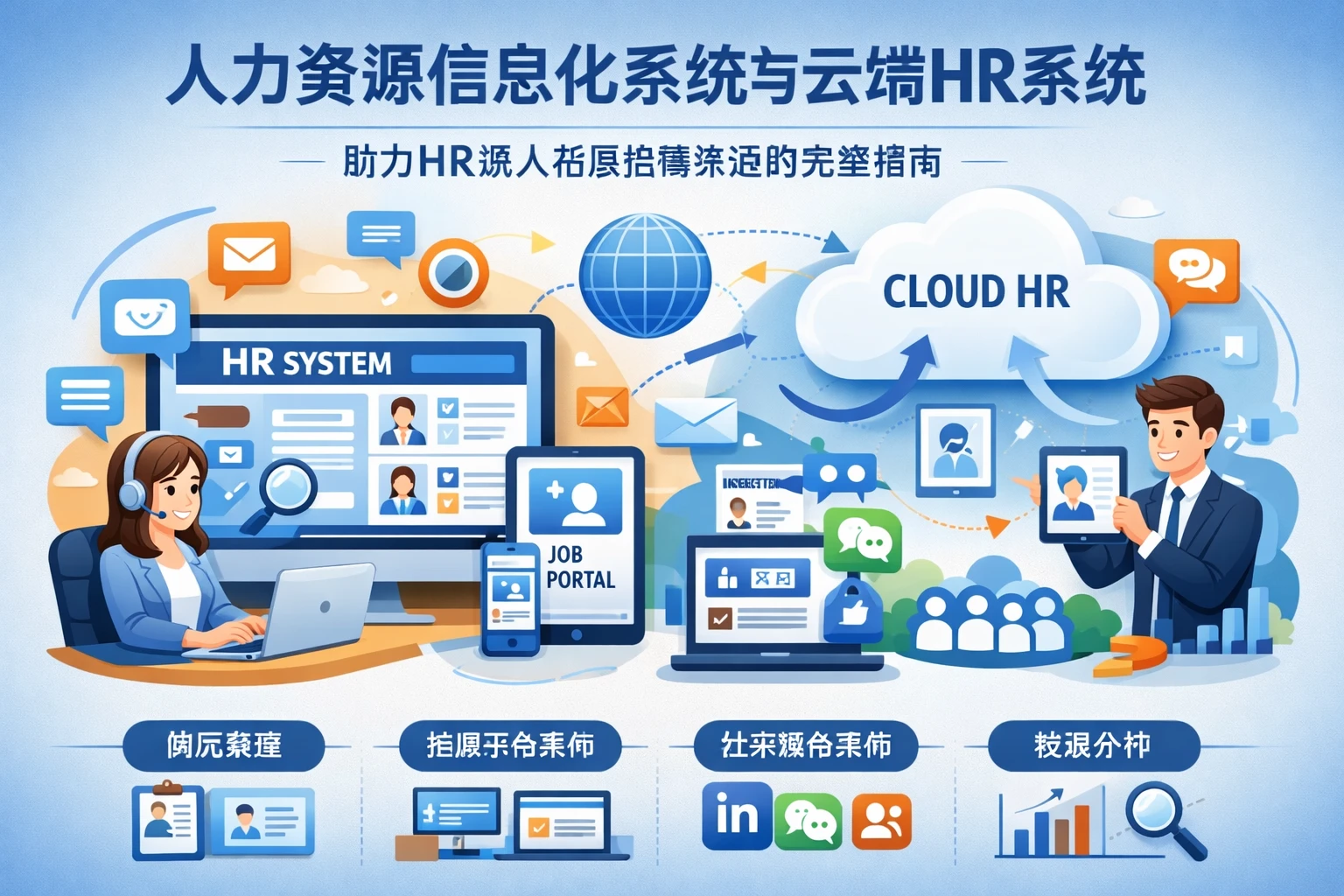 人力资源信息化系统与云端HR系统：助力HR新人拓展招聘渠道的完整指南