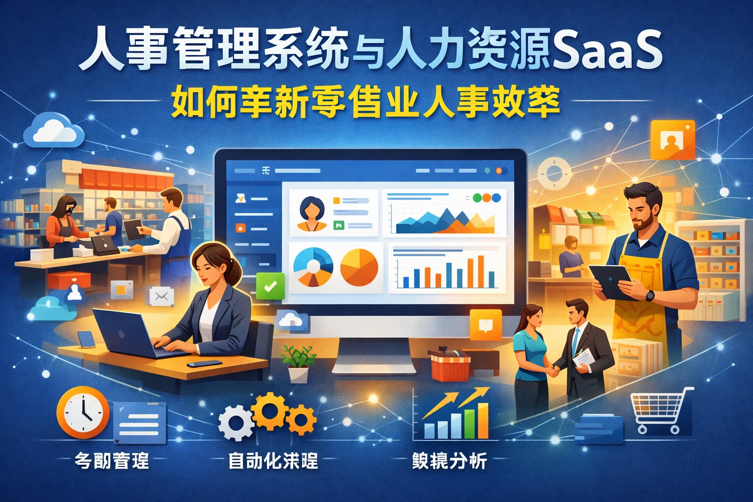 人事管理系统与人力资源SaaS如何革新零售业人事效率