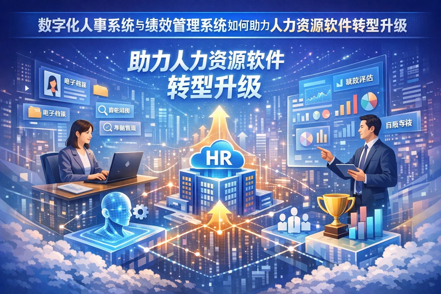 数字化人事系统与绩效管理系统如何助力人力资源软件转型升级