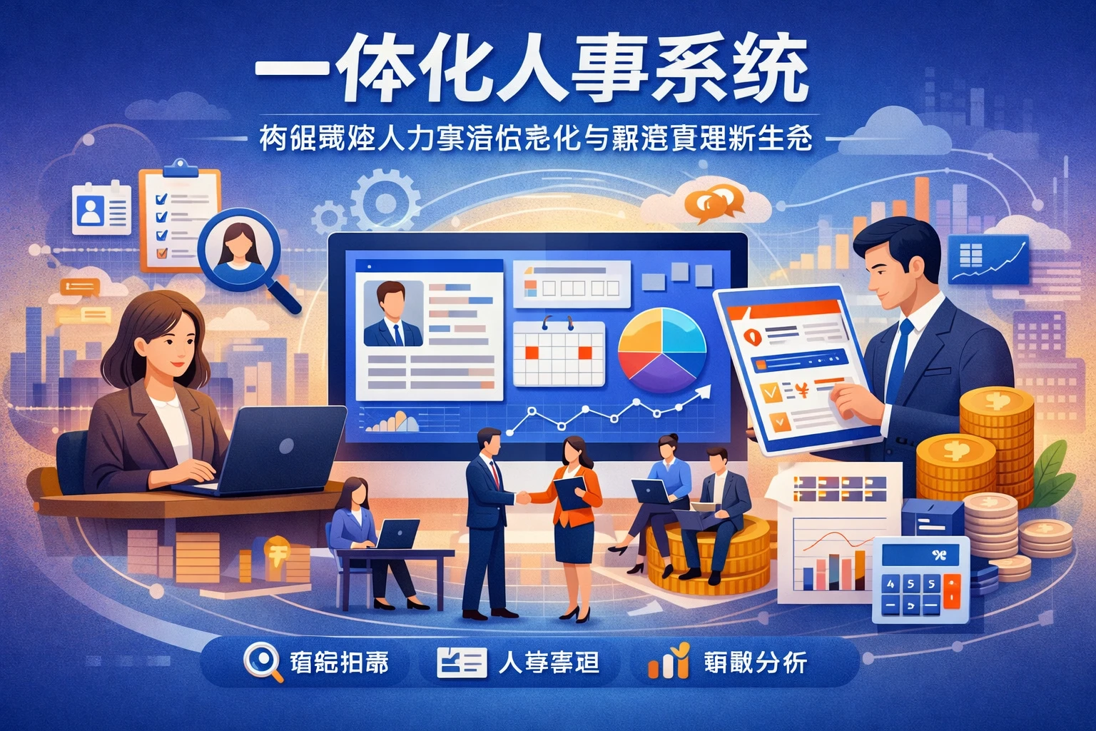 一体化人事系统:构建高效人力资源信息化与薪资管理新生态