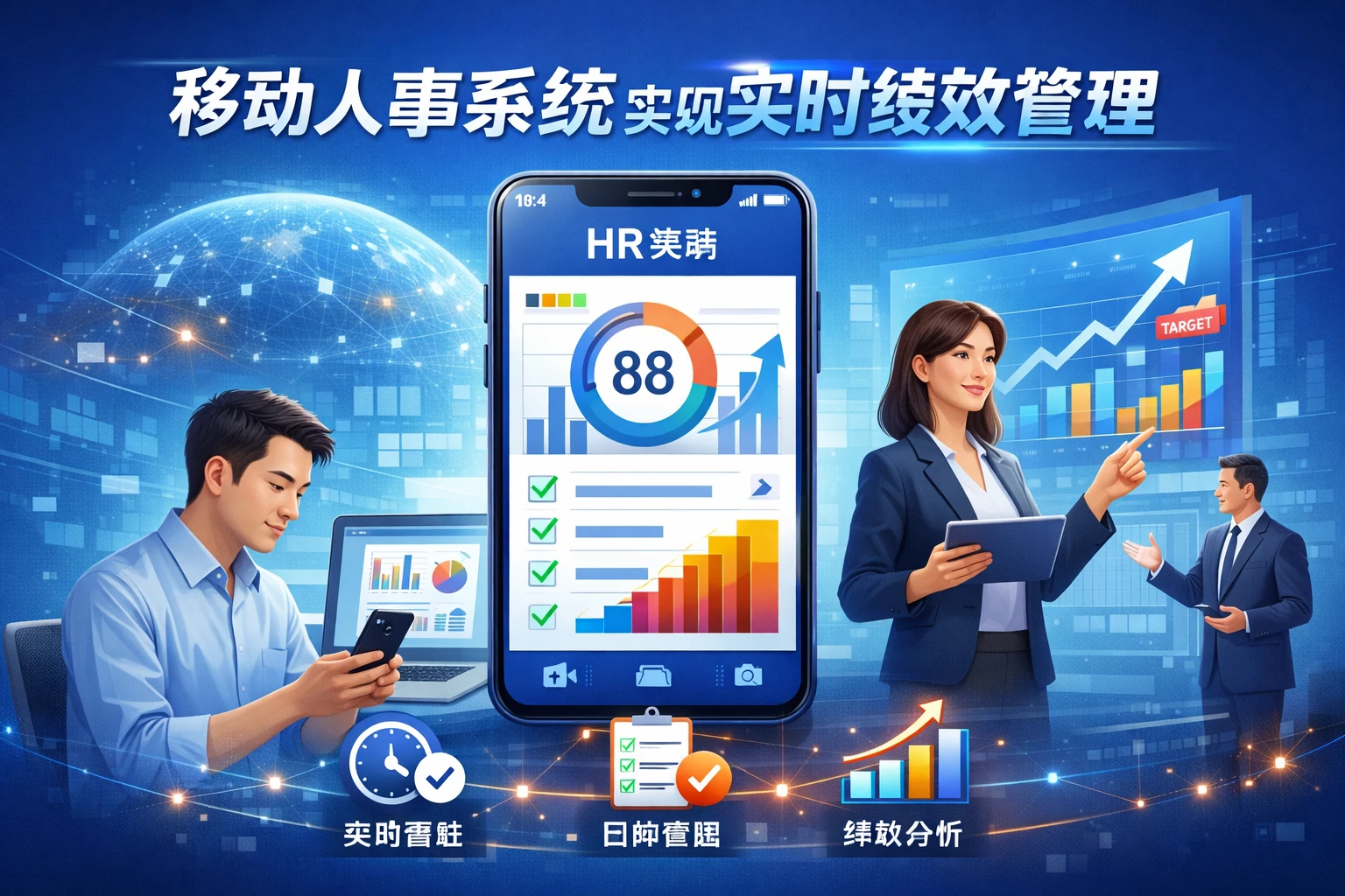 移动人事系统实现实时绩效管理