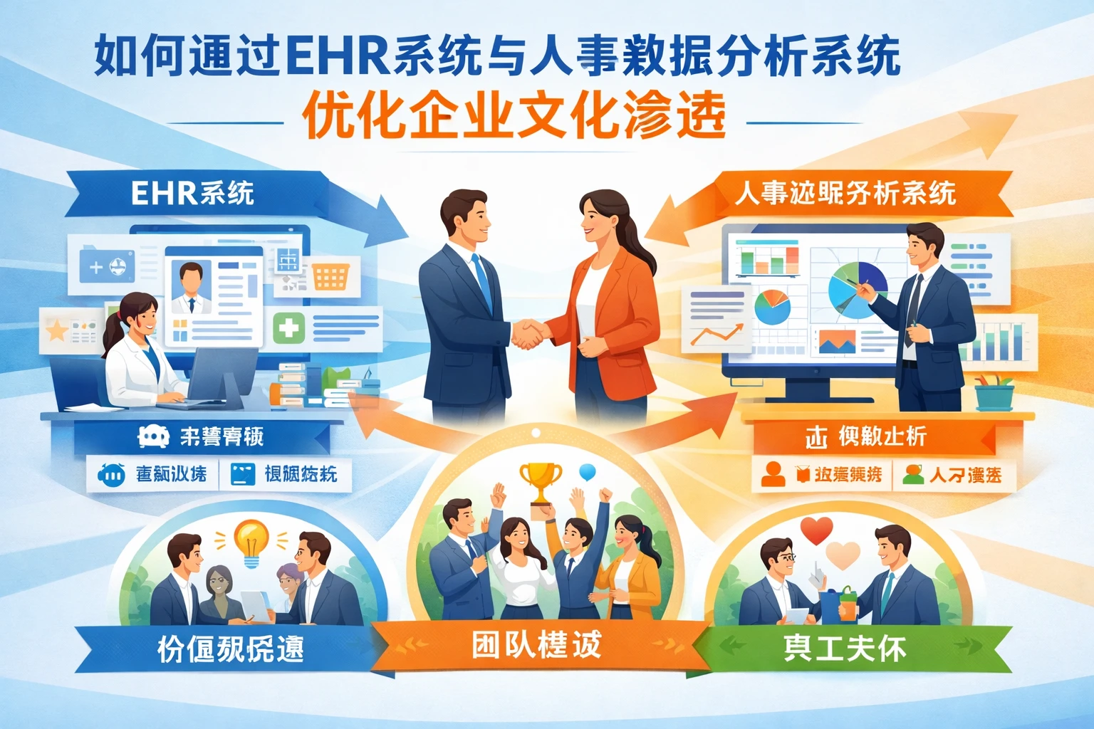 如何通过EHR系统与人事数据分析系统优化企业文化渗透