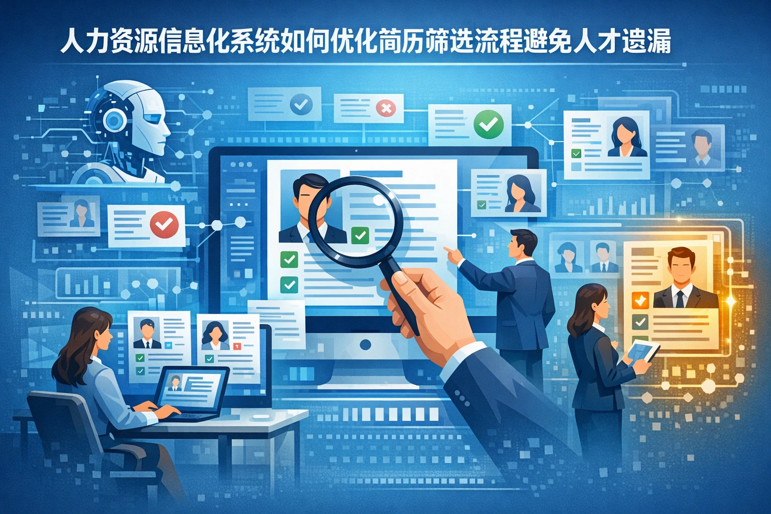人力资源信息化系统如何优化简历筛选流程避免人才遗漏