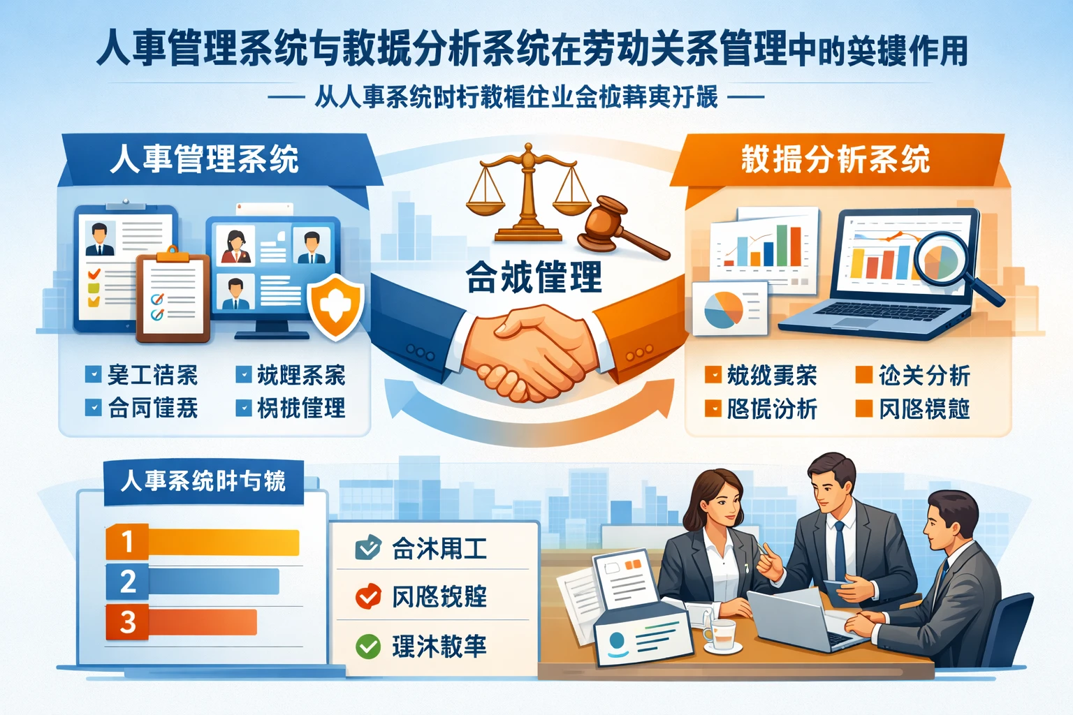 人事管理系统与数据分析系统在劳动关系管理中的关键作用 - 从人事系统排行榜看企业合规解决方案