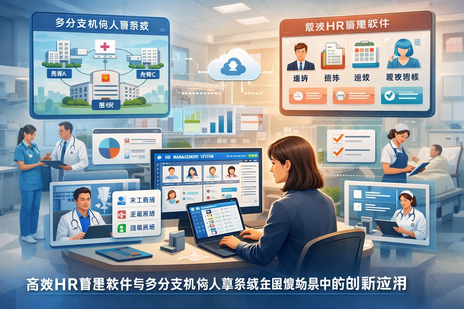 高效HR管理软件与多分支机构人事系统在医院场景中的创新应用
