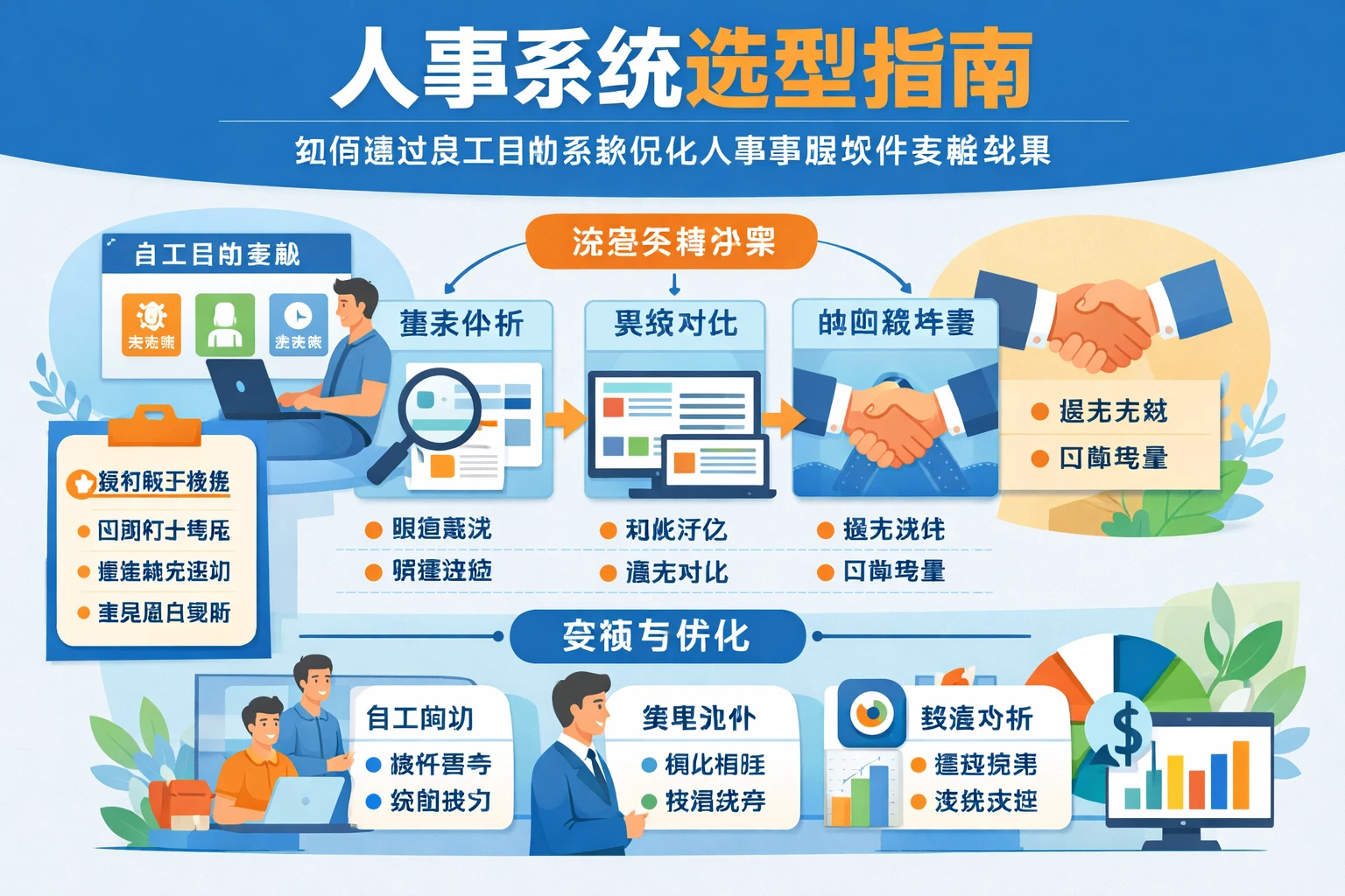 人事系统选型指南：如何通过员工自助系统优化人事管理软件实施效果