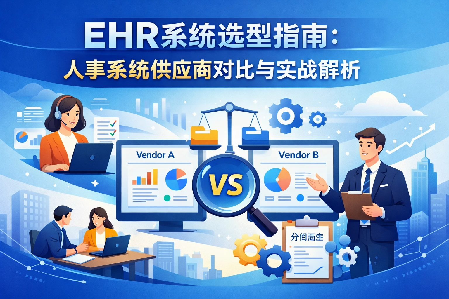 EHR系统选型指南：人事系统供应商对比与实战解析