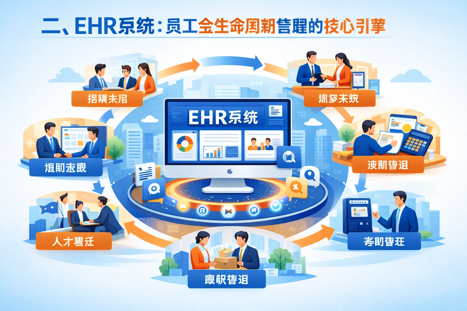 二、EHR系统：员工全生命周期管理的核心引擎