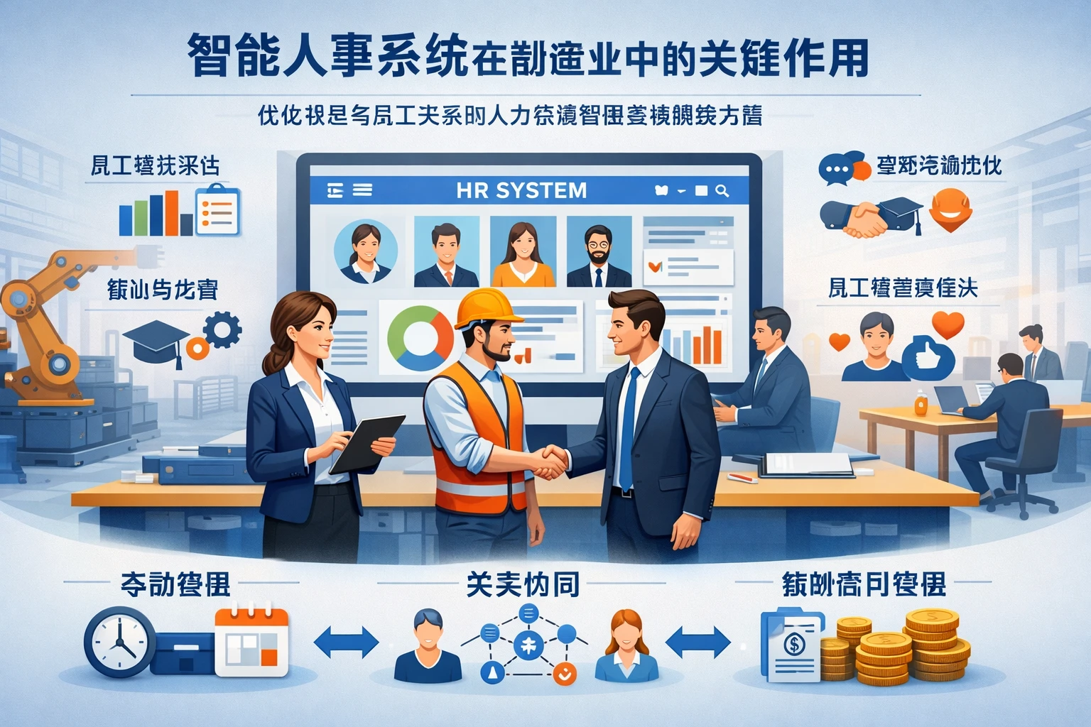 智能人事系统在制造业中的关键作用：优化领导与员工关系的人力资源管理系统解决方案