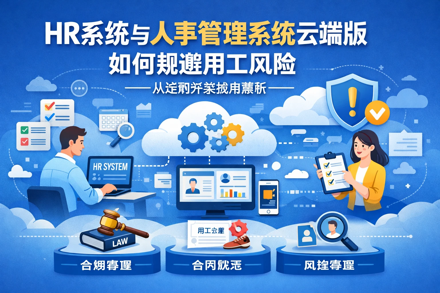 HR系统与人事管理系统云端版如何规避用工风险——从定制开发视角解析